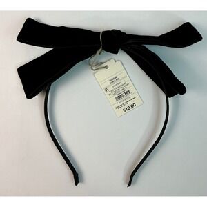 2 Velvet Bow Headband Black Hair Accessory Elegant Party Headband Fashion Bow